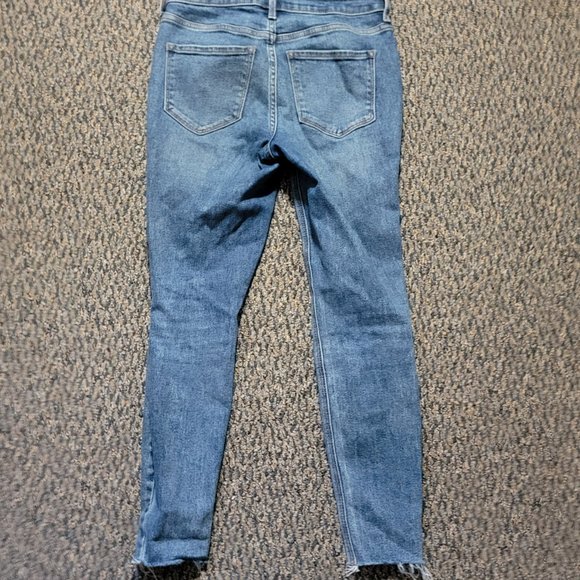 Old Navy Rockstar Super Skinny High Rise Distressed Jeans Size 2 EUC - Picture 14 of 15
